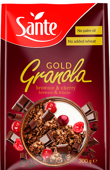 SANTE Granola Gold Brownie and Cherry